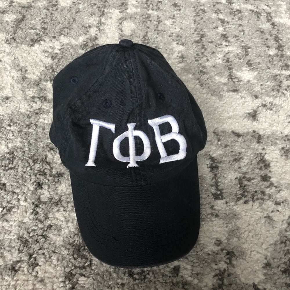 Navy Gamma Phi Beta Letters Hat